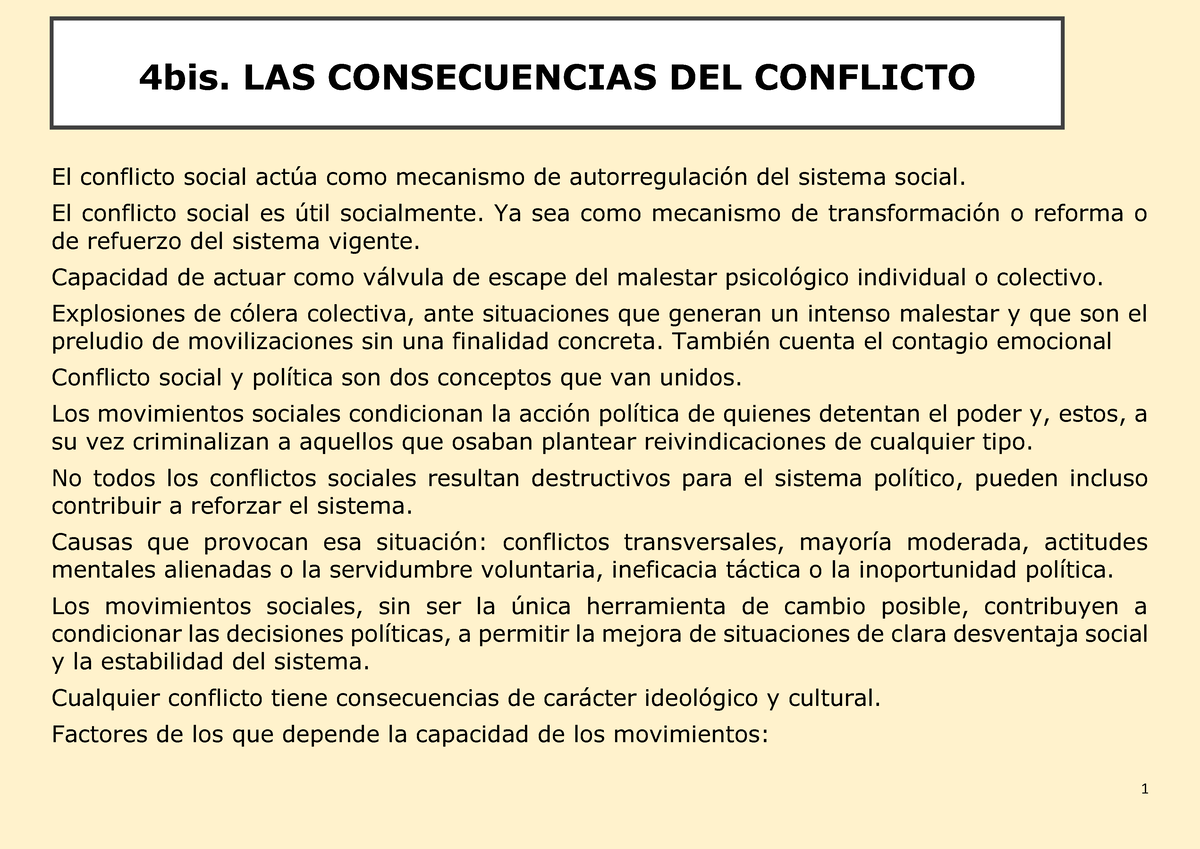 Como Se Genera El Conflicto Social comosurgen.com